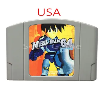 

High USA NTSC Quality Customer Cartridge Mega Man 64 Card for 64 Bit Video Game Console
