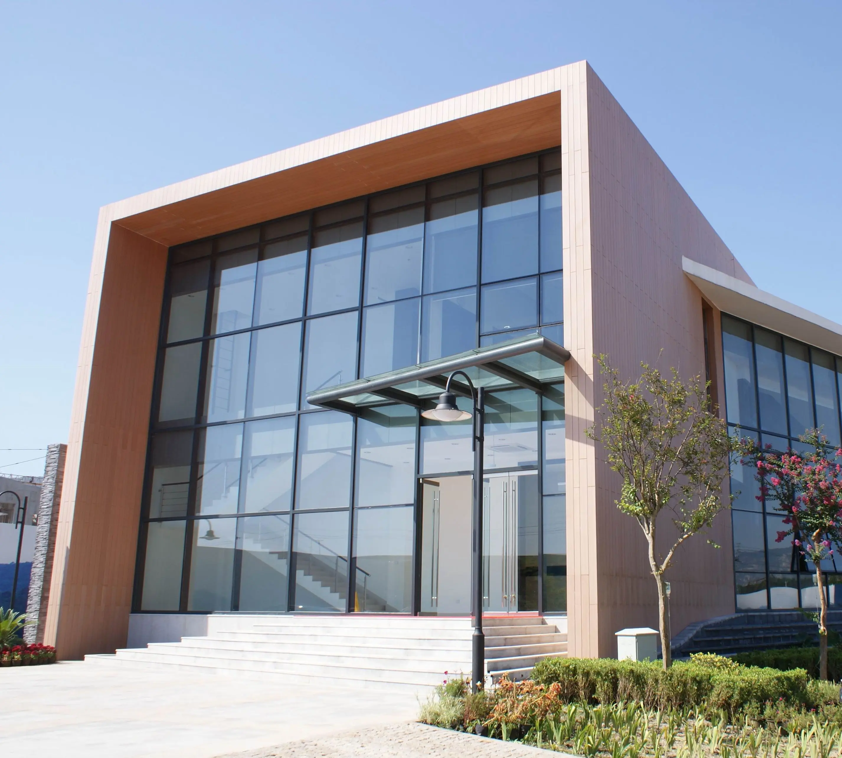 Exterior Glass Cladding wall Glass Curtain Wall