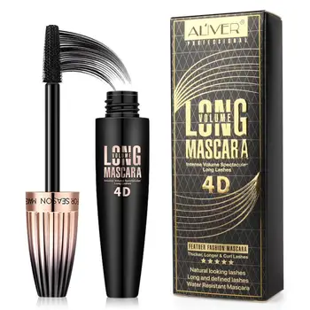 

ALIVER Waterproof 4D Makeup Eyelash Mascara Eyelash Makeup Silk Fiber Lash Extension Long Mascara Fashion Ladies Cosmetics TSLM1