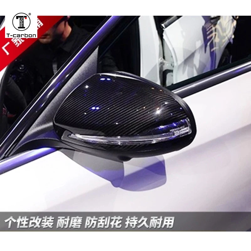 Крышка зеркала из углеродного волокна для Mercedes W205 W222 W213 W238 X205 для Benz C S GLC E Class AMG 1:1 замена стиль AMG только LHD