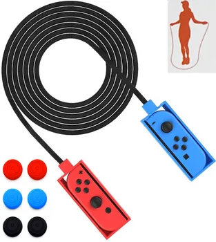 

NS Switch Game Work Out Adjustable Jumping Rope (9.84ft) Jump Rope for Nintendo Switch Jump Rope Challenge w/ 2 Joycon Handgrips