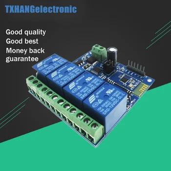 

12V 4 Way Bluetooth Relay Module Smart Home Mobile APP Remote Control Switch diy electronics