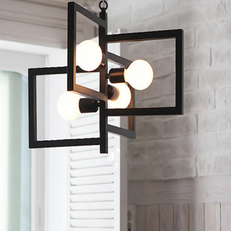 

Industrial wind hanging lights Wind vane cord pendant lamp Indicator droplight iron Square vintage pendant lights
