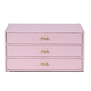 

Fashion Leather Jewelry Box Jewelry Package Storage Large Space Jewelry Organizer Case Ring Earring Necklace Bracelet