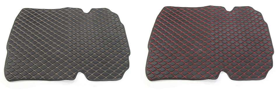 X15 SHINEKA Floor Mats Leather for Chevrolet Camaro 2017+ Full Set Leather Floor Mats Trunk Mat Luxury Decrotion for Camaro 2017+