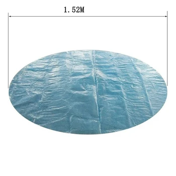 

Pool Solar Cover 10" 12" 15" Swimming Pools Heat Retaining Drain Holes Covering And Debris From Entering Pool Which Reduces