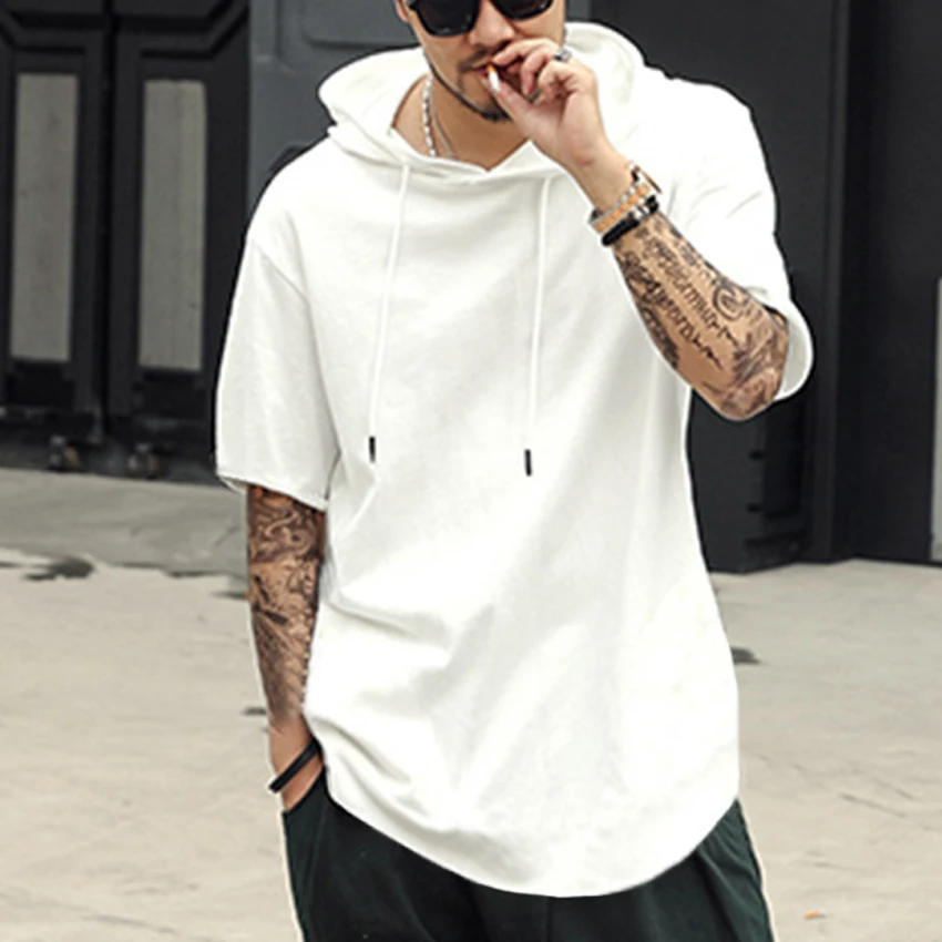 HGWXX7 Men Summer Casual Hoodie Fashion 