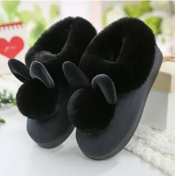 

YEELOCA Female large base winter to keep warm and a001 occupy the velvet non-slip boots lovely hair bulb ladies boots KZ0X45