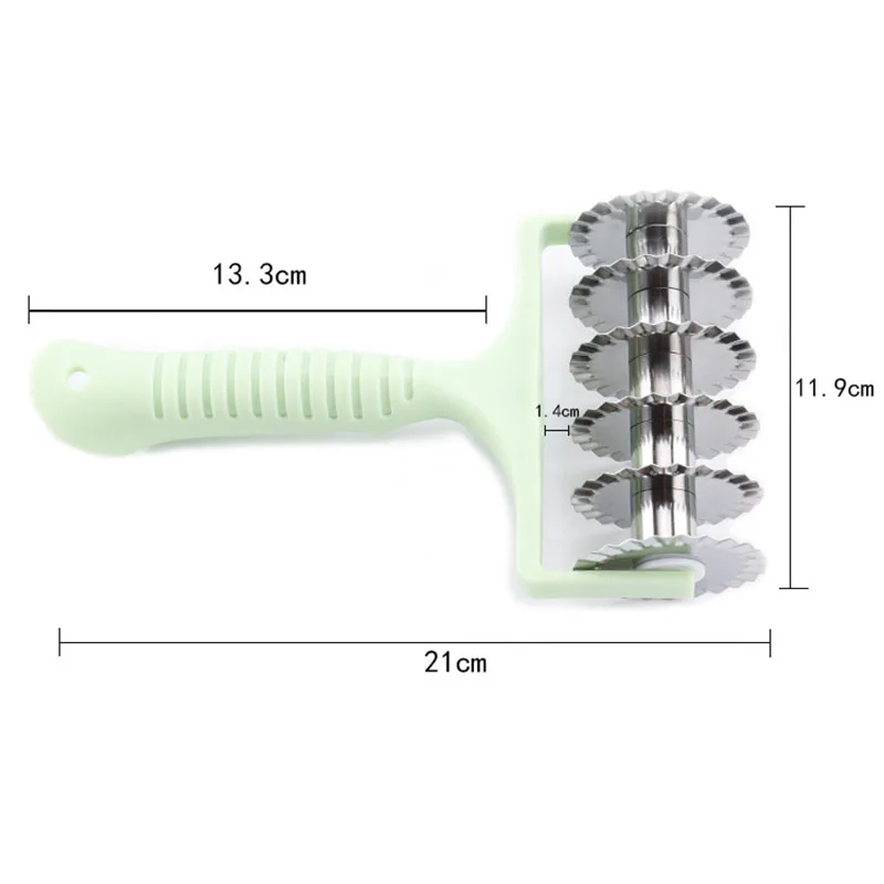 Нержавеющая сталь Тяговая сетка нож для пиццы колесо паста решетка роликовый резак Бисквитное тесто пирог кухонный инструмент для выпечки резак аксессуары