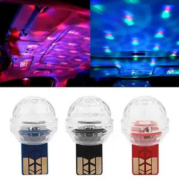

Auto Car USB Interior Atmosphere Neon Light Mini Colorful Music LED Decor Decorative Lamp