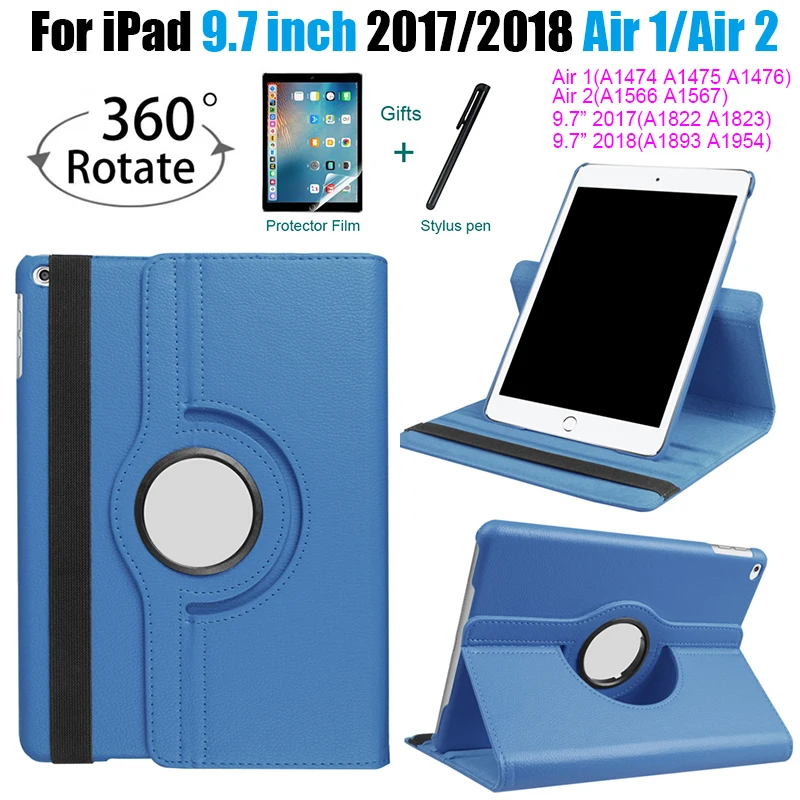 Чехол для нового iPad 360 9 7 2018 ipad 5th/6th умный чехол Air 2017 чехол-подставка планшета +