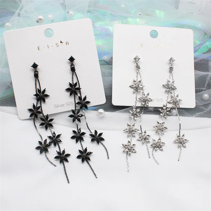 2019 Корея Горячая Новый дизайн модные ювелирные изделия длинные кисточки