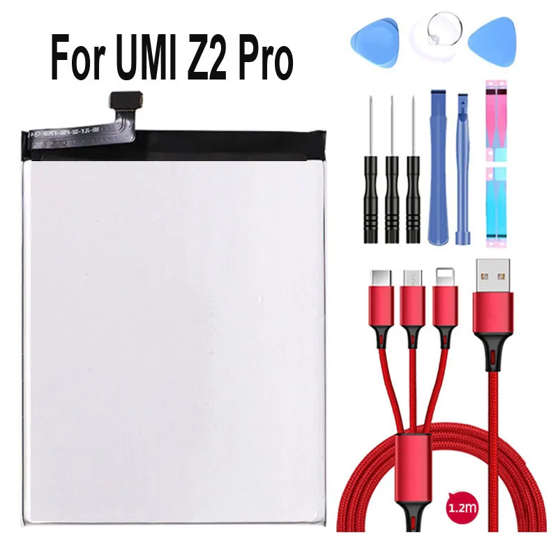 100% новый аккумулятор Z2 Pro 3550 мАч для UMI Umidigi высококачественные батареи + USB кабель