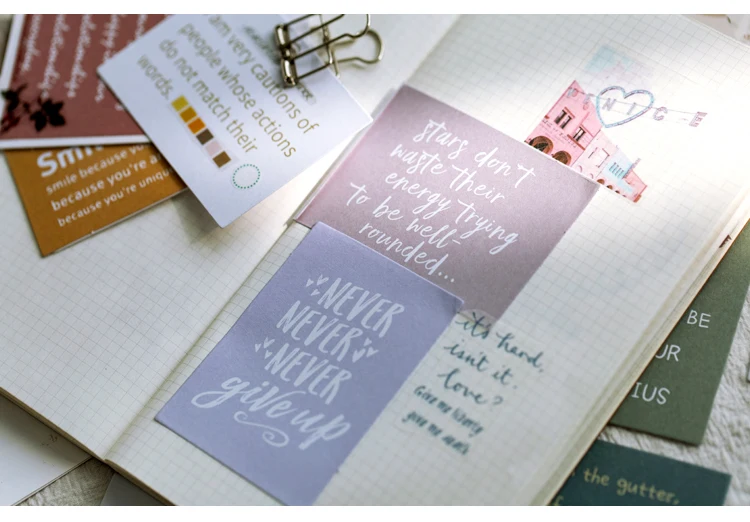 Милые английские заметки Bullet Journal декоративные записываемые бумажные наклейки Скрапбукинг палочка этикетка канцелярские наклейки для дневника, альбома