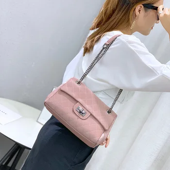 

2020 New Western Style Shoulder Bag Women tuo te bao Chic Shoulder Chain Bag