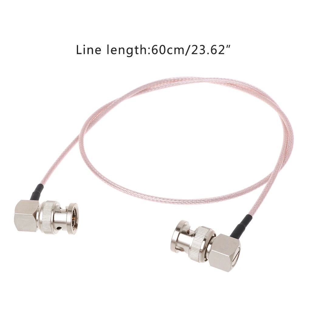 

HD SDI Video Connector Cable RG179 BNC Male To BNC Right Angle Plug For BMCC Blackmagic Camera