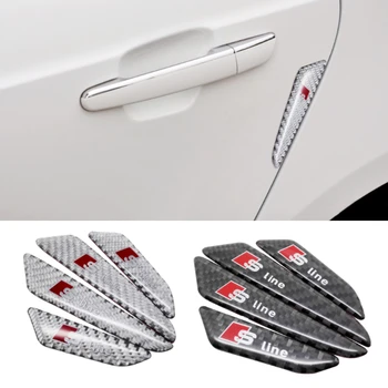 

Car Door Side Protector Sticker for Sline Logo A3 A4 B6 B5 A1 B7 B8 A7 Q3 Q5 Q7 S4 RS4 A5 S5 RS5 S6 S7 A8 TT A6 Accessories