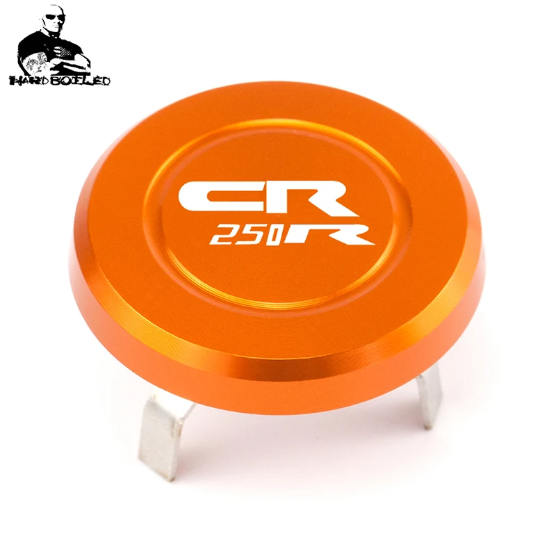 CNC Aluminum Motorcycle Handlebar Fork Stem Top Cap Decoration Cover For HONDA CR 125 R CR 250 R With Logo CR 125R & CR 250R (7)