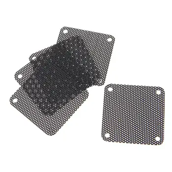 

2020 New 5PCS PVC Fan Dust Filter PC Dustproof Case Cuttable Computer Mesh Cover 40mm Mesh Black