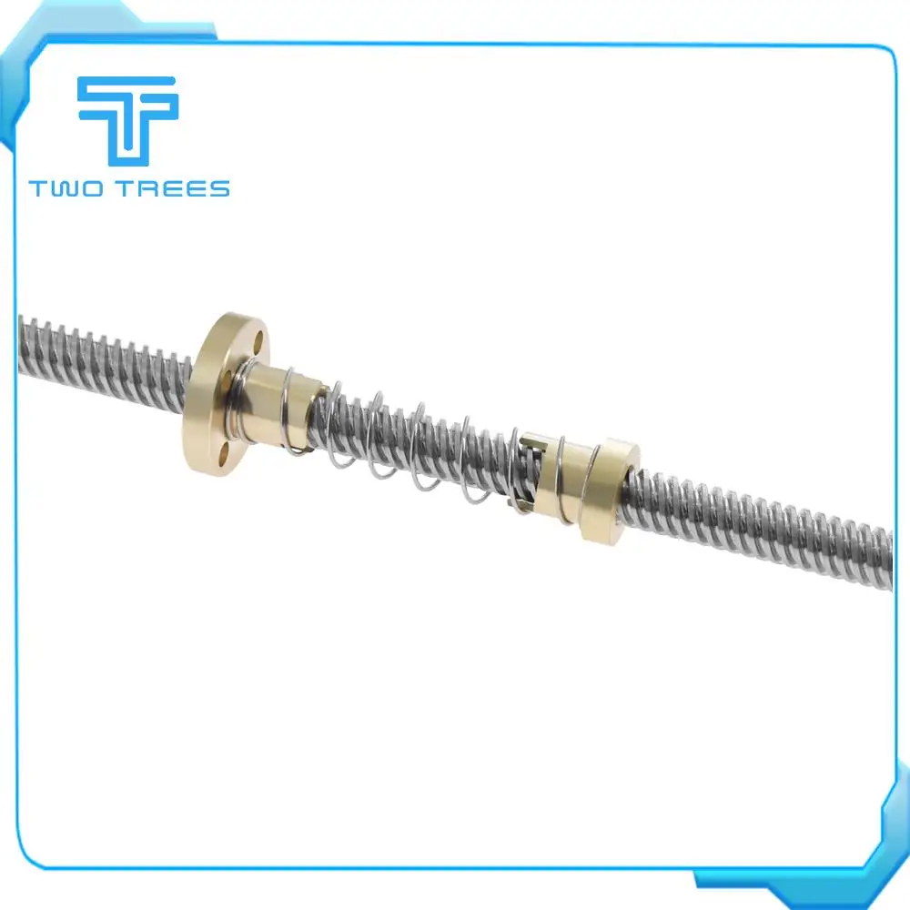 T8 Anti Backlash Spring Loaded Nut Elimination Gap for 8mm Acme Threaded Rod Lead Screws DIY CNC 3D Printer Parts | Компьютеры и офис