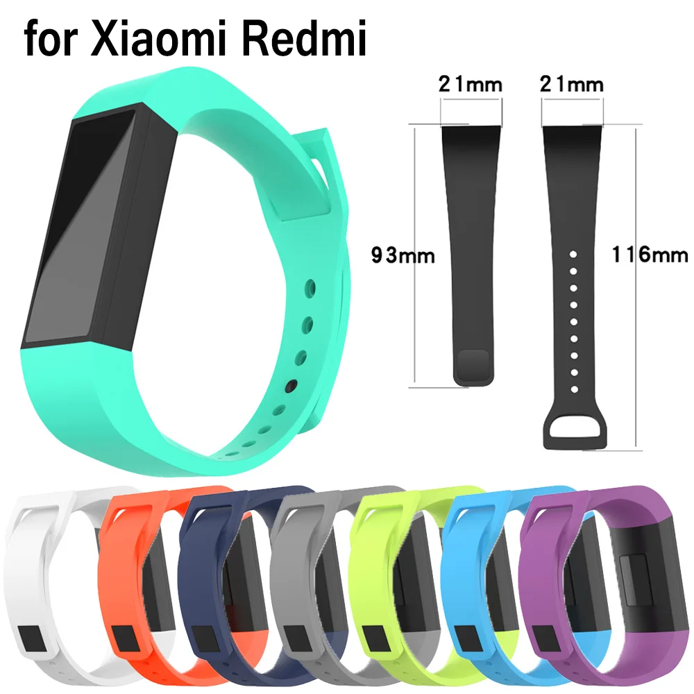 Ремешок силиконовый для Redmi watch band сменный спортивный браслет Xiaomi Band смарт-часов |