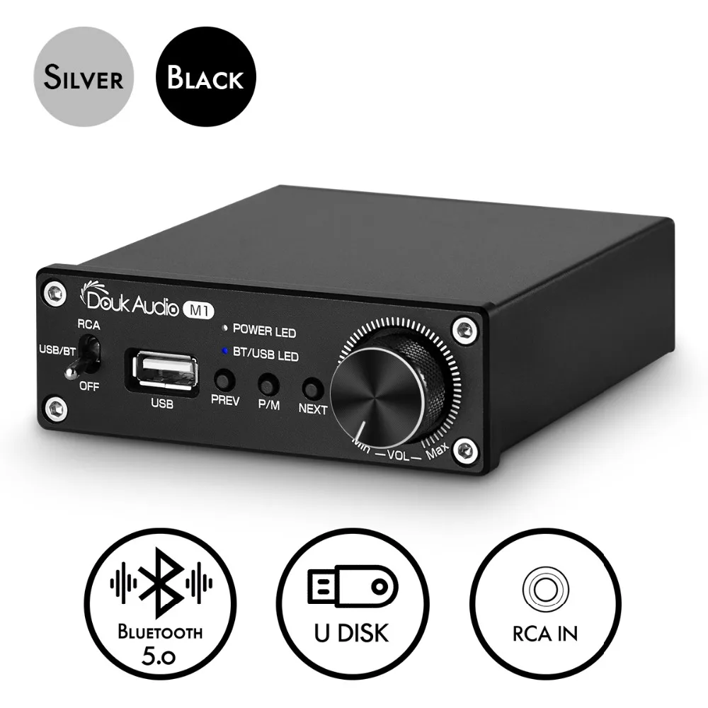 Nobsound Bluetooth 5,0 усилитель мощности 100 Вт/320 Вт стерео 2,0 канальный Сабвуфер Усилитель ВЧ бас Регулировка USB без потерь Музыкальный плеер