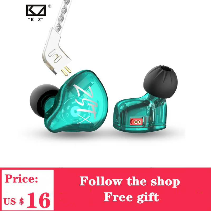 2020 KZ ZST X 1BA + 1DD гибридные наушники HIFI бас спортивные DJ вкладыши гарнитура с