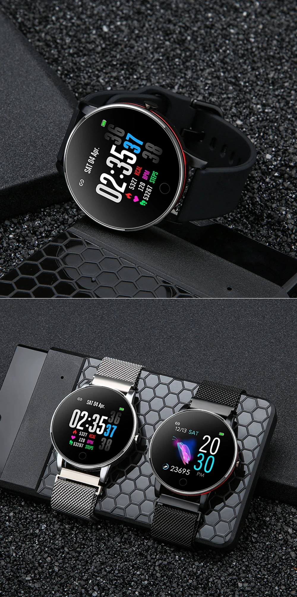 Geekbes WR14 Смарт-часы 1," ips цветной экран Smartwatch металлический корпус IP67 умный Браслет монитор сердечного ритма во время сна мульти-спорт