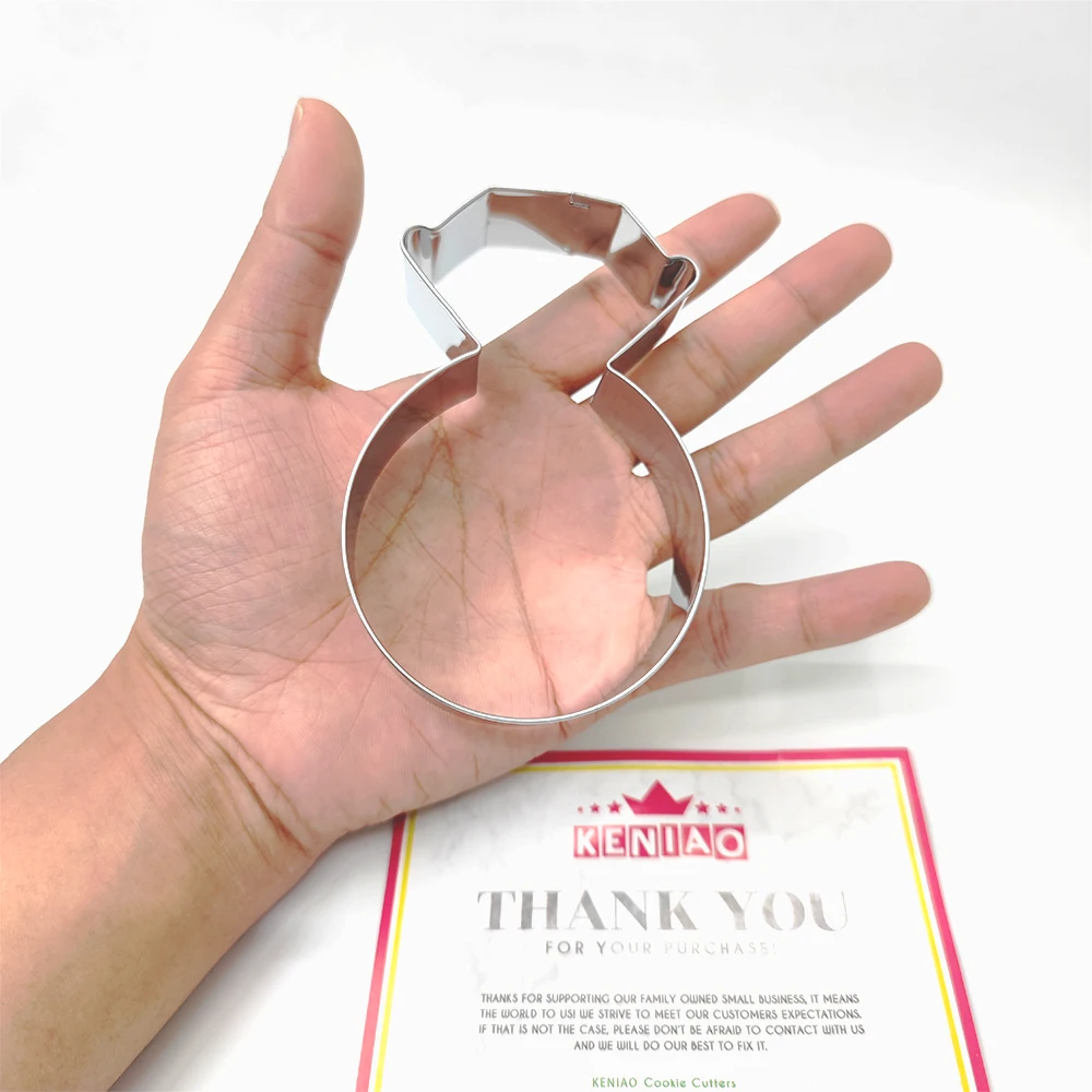 KENIAO Diamond Ring Cookie Cutter For Wedding Party x CM