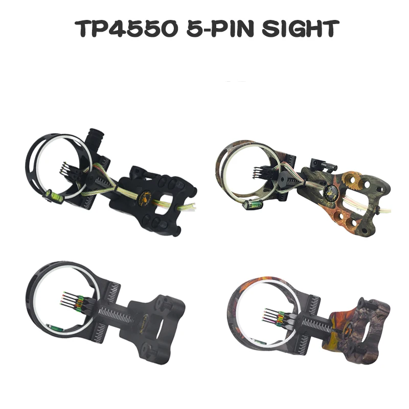 

Hunting Accessories Bow and Arrow Sight Kits Outdoor Sports Compound/Recurve Bow Adjustable Bow Five-pin Sight Archery Equipment