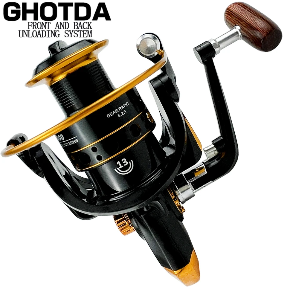 Spinning Reel Spinning Fishing Reel, High Speed Gear Ratio