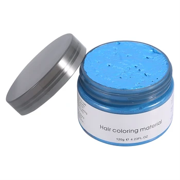 

Disposable Hair Color Wax DIY Hair Modeling Dying Cream Fashion Grandma Grey One-time Hair Coloring Paint Mud