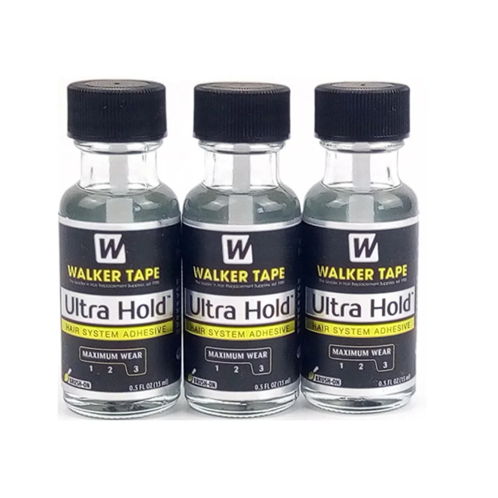 Cola de Cabelo Cola de Peruca de Cabelo Sistema de Adesivos de Cabelo Escova para Peruca de Renda Profissional Ultra Hold Masculino - Peruca Macio-bond 0.5floz 15ml 1 0.5floz 15ml cola de cabelo profissional ultra