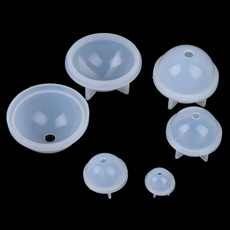 

1PC Silicone Mold Epoxy Resin Decoration Molds Chocolate Cake Mould Sphere Crystal Shape DIY Pendant Tools Jewelry Accessories