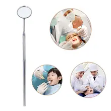 1 шт. стоматологическое зеркало инструмент стоматолога для чистки зубов осмотр зеркальная ручка