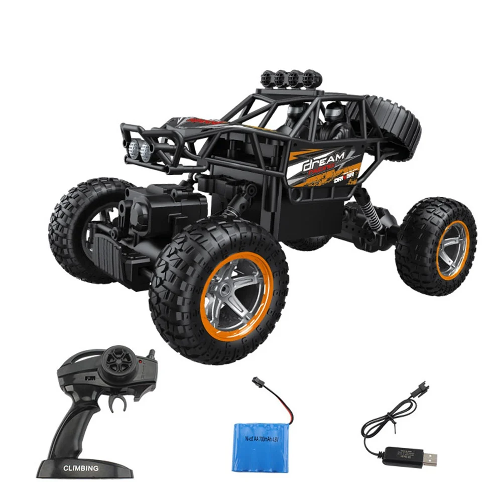 

1:18 4WD Electric RC Car 2.4G Remote Control Rock Crawler Cars High Speed Trucks Off-Road Vehicle Toys For Boy Kid Children Gift