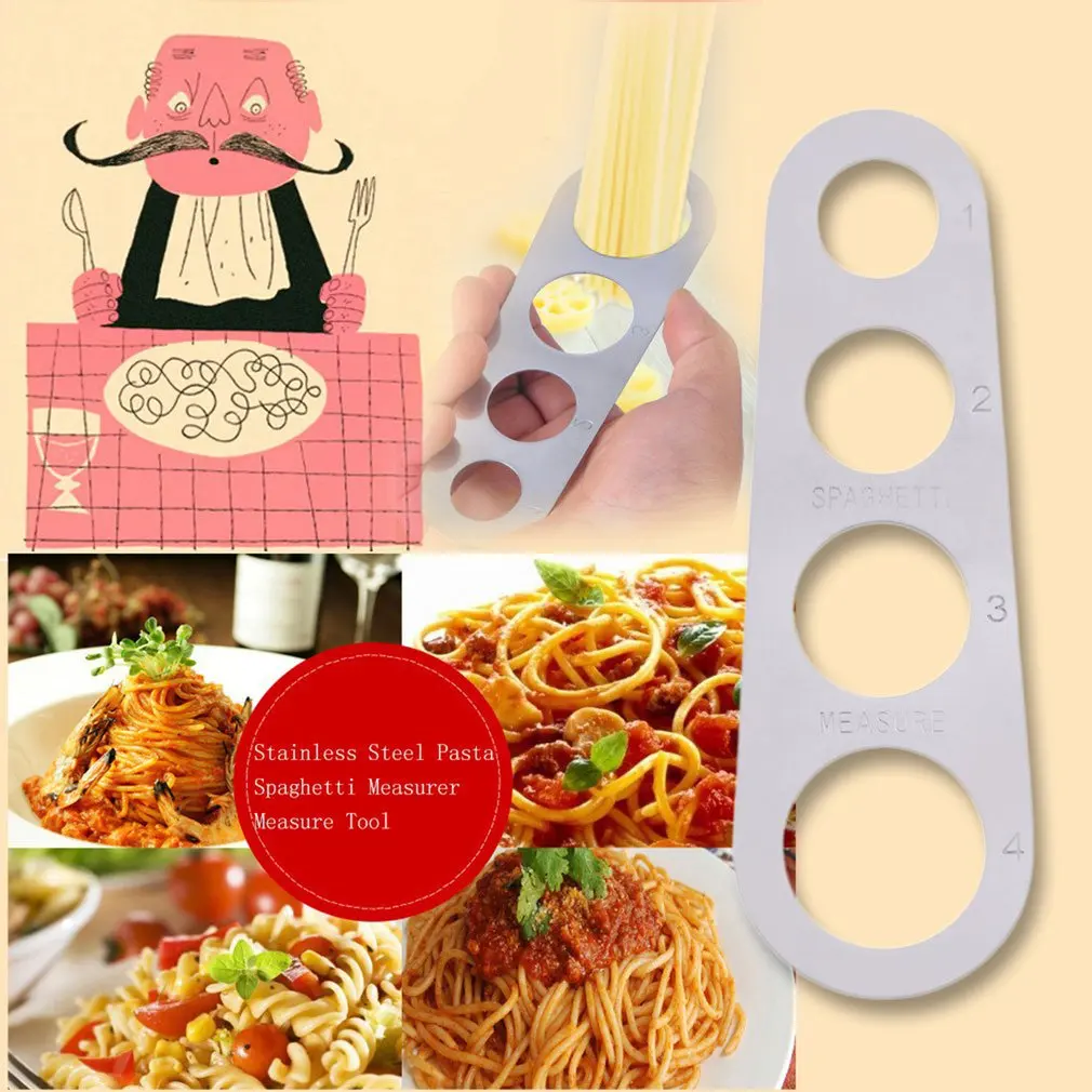 Нержавеющая сталь паста Измеритель для спагетти измерительный инструмент кухонный гаджет прочный