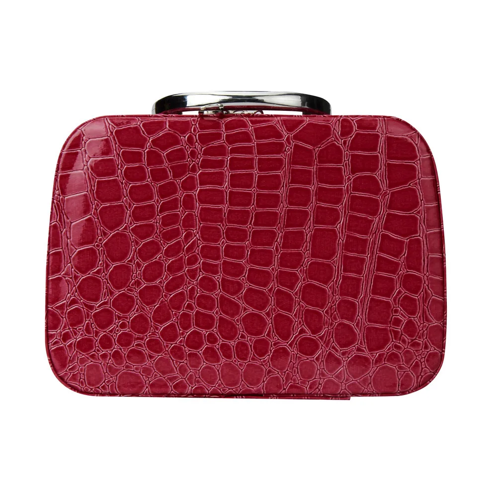 Hot Pink Женская модная косметичка для макияжа с буквенным принтом, косметичка для Хранения Туалетных принадлежностей, дорожная моющаяся Сумочка, красота 909 - Цвет: Hot Pink