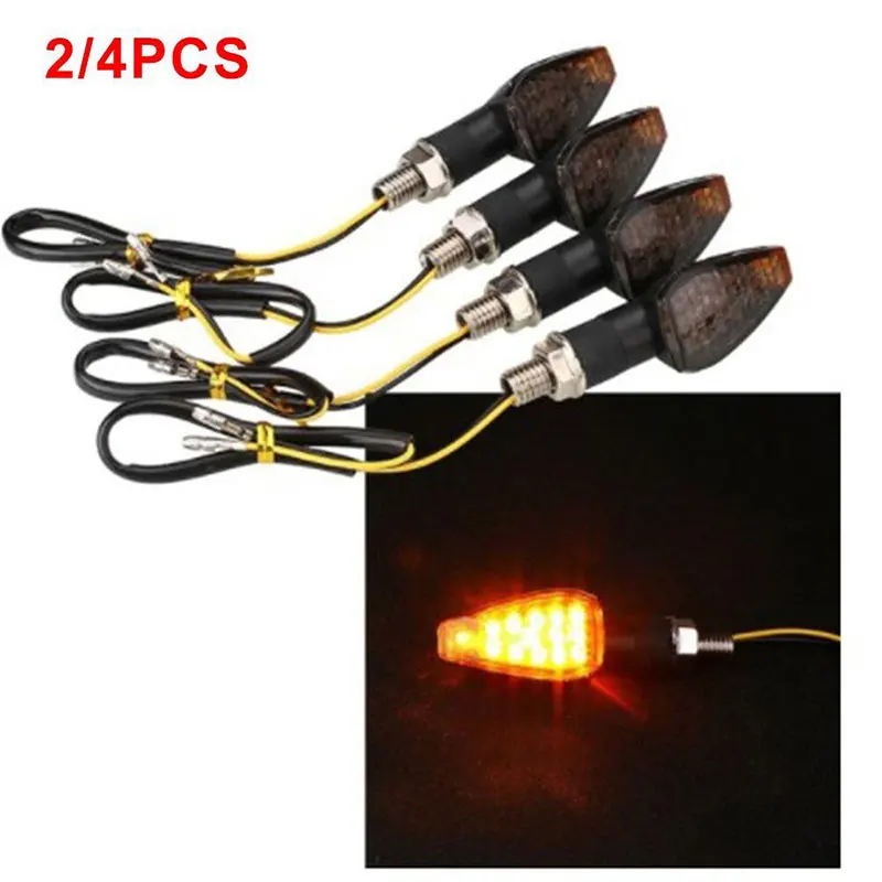 Universal Motorcycle LED Turn Signals Long Short Turn Signal Indicator