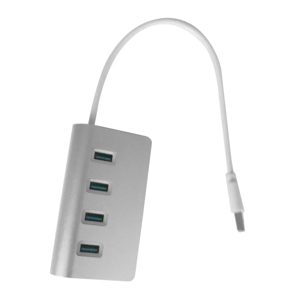 USB 3,0 концентратор дизайн мини высокое качество высокая Скорость Алюминий 4 Порты и разъёмы usb-хаб сплиттер адаптер расширения Поддержка Windows/Mac OS/Linux