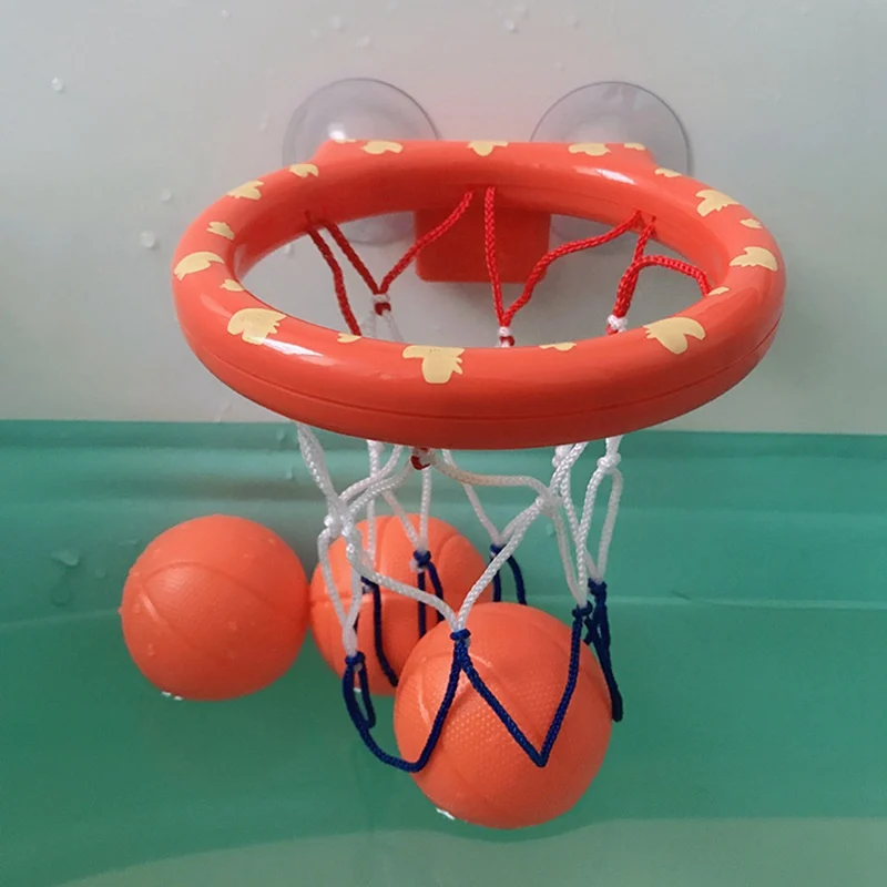 Детские игрушки для игры в воду, Детские Игрушки для ванны, баскетбольные Игрушки для ванны, детские часы с чашкой на присоске для ванной, баскетбольные игры