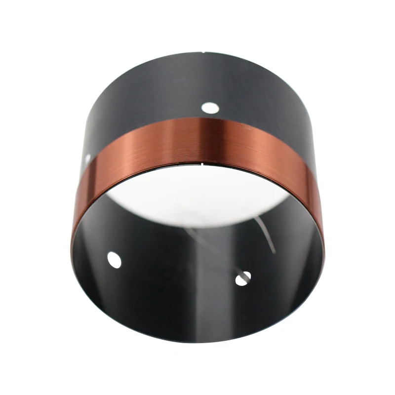 Bobina de Voz para Graves Fios de Cobre Preto de Alumínio Bobina de Voz de Alta Potência para Alto-falante Duas Camadas Esqueleto 500w-680w 2 Peças 76mm 6ohm - Image 4