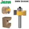 1pc 8mm Shank T-Sloting Router Bit Bit with Bearing Wood Slot Milling Cutter T Type Rabbeting Woodwork Tool for Wood ► Photo 1/6