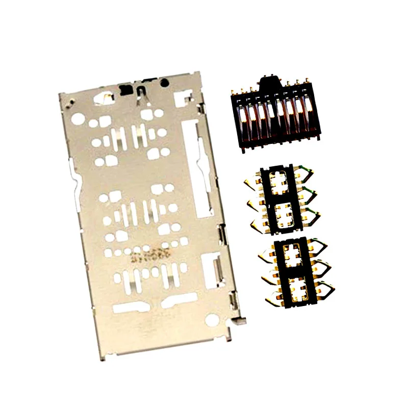 1Pcs Sim Card Reader Slot Tray Holder Connector Socket Plug For