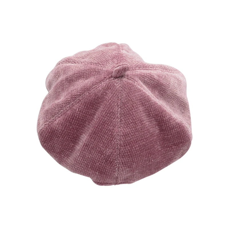 

Lady Spring Winter Berets Hats Candy-Colored Painter Style Hat Women Wool Vintage Berets Solid Color Caps Female Bonnet Warm