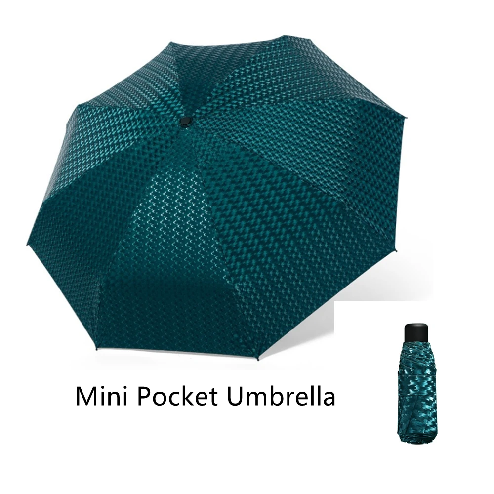 Corte de pelo Resignación impermeable Sombrilla plegable de bolsillo para mujer, Parasol para el Sol, para el  verano|Paraguas| - AliExpress