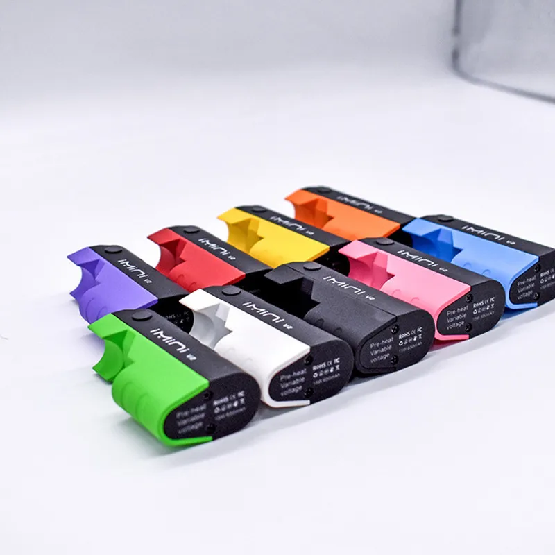 

Newest Imini V2 Thick Oil Cartridges Vaporizer Battery 500mAh Box Mod Battery 510 Thread Fit for CBDTank Wax Atomizer Vape Pen
