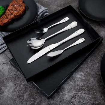 

Fork And Spoon Set For Kids Dinnerware Pink Set Rainbow Stainless Steel Blue Dinnerware White Dinner Set Knife CCE300H 8