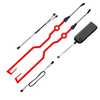 

Luminous Helmet Light Strip 1pc Motorcycle EL Cold Light Led Bike Lamp