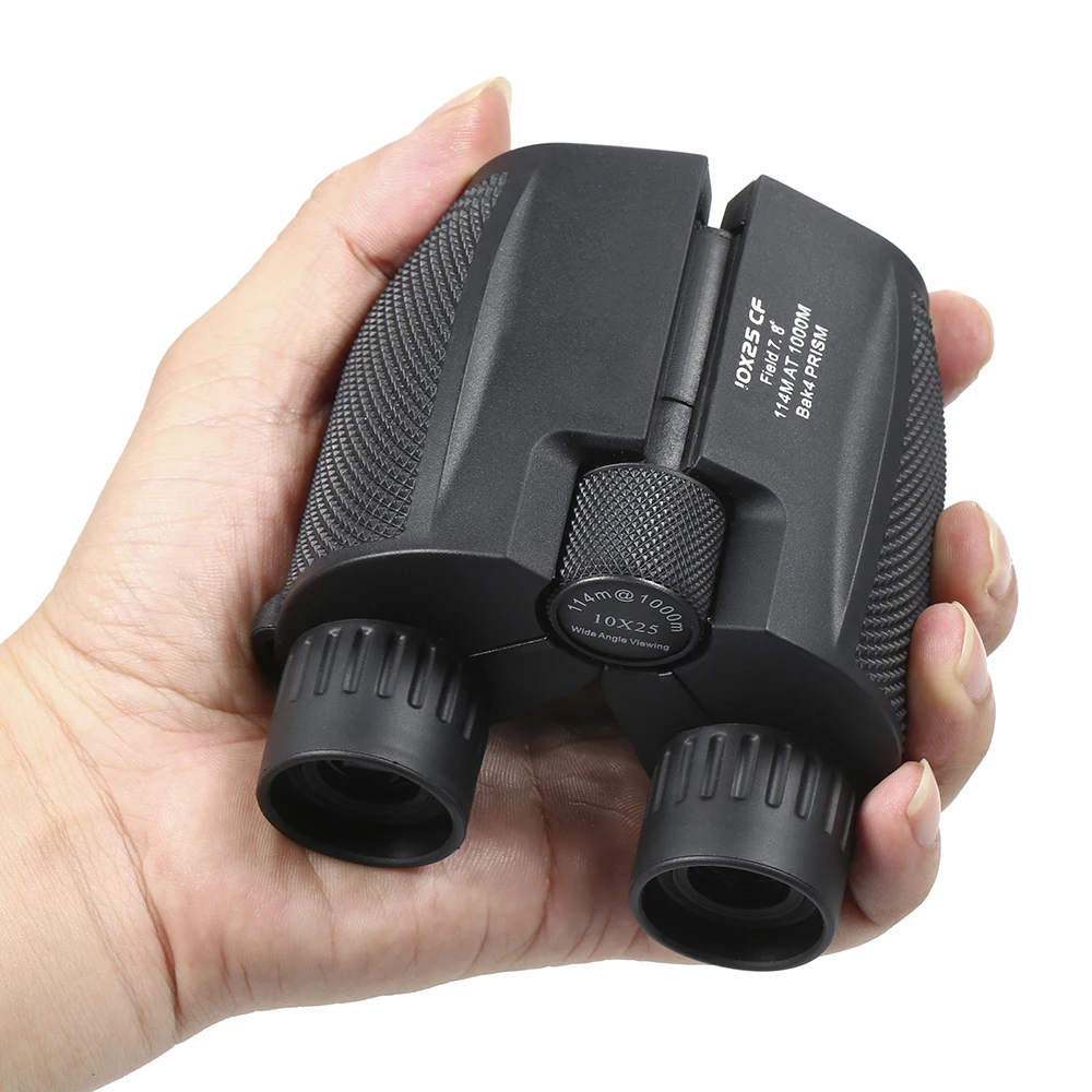 Professional Binoculars 10x25 BAK4 Prism High Powered Zoom Binocular Portable Hunting Telescope Pocket Scope for Sports Ttravel ► Photo 2/6